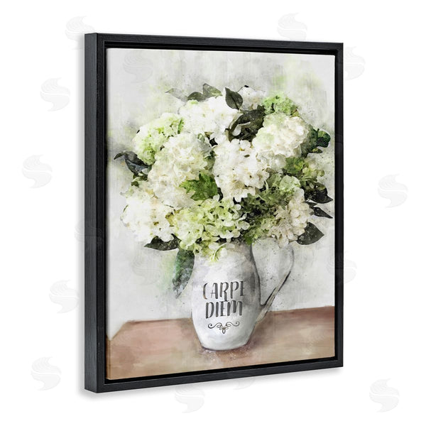 Stupell Industries Ziwei Li | Carpe Diem White Hydrangeas