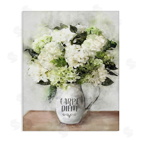 stupell industries Ziwei Li | Carpe Diem White Hydrangeas