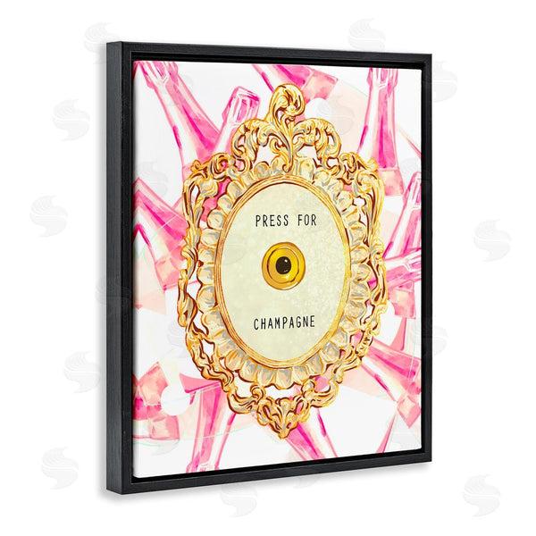 Stupell Industries Ziwei Li | Champagne Doorbell With Pattern Wall Art