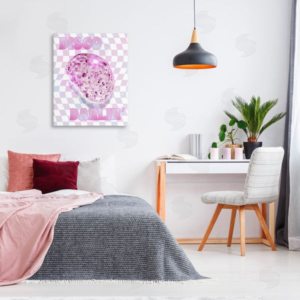 Stupell Industries Ziwei Li | Checkered Disco Darlin' Wall Art