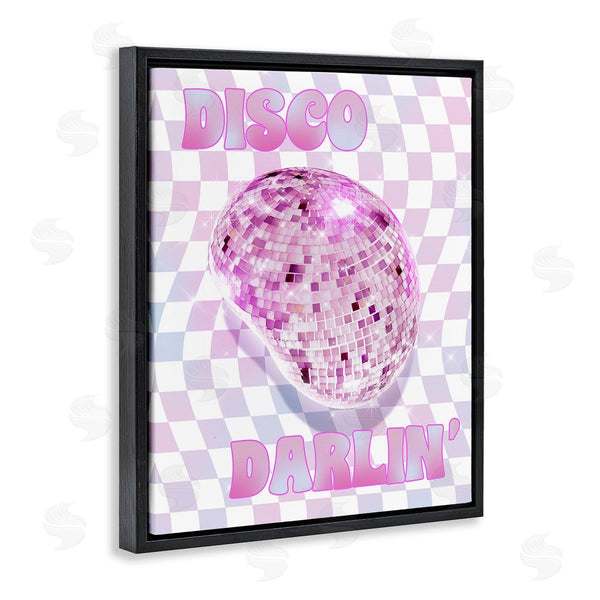 Stupell Industries Ziwei Li | Checkered Disco Darlin' Wall Art