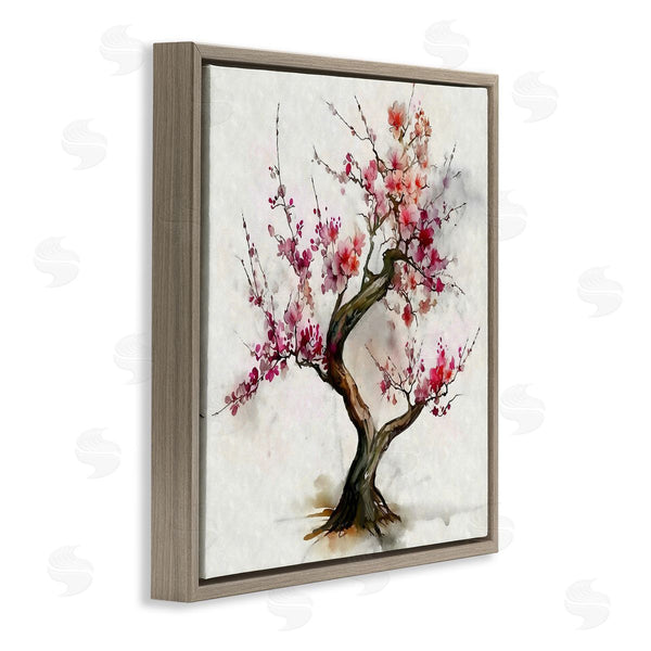 Stupell Industries Ziwei Li | Cherry Blossom Bonsai Tree Wall Art