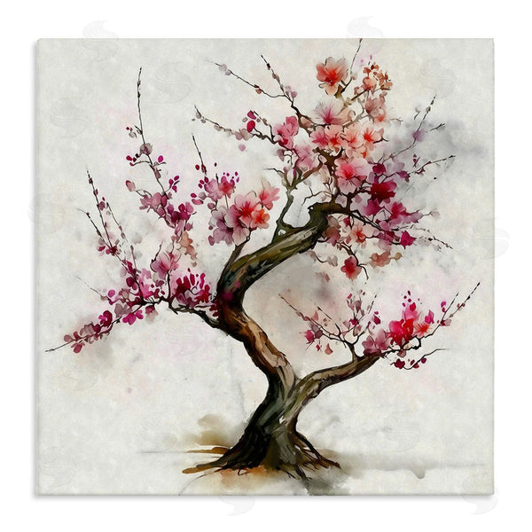 stupell industries Ziwei Li | Cherry Blossom Bonsai Tree Wall Art