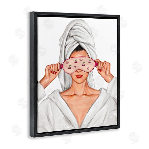 Stupell Industries Ziwei Li | Cherry Eye Mask Fashionista Wall Art