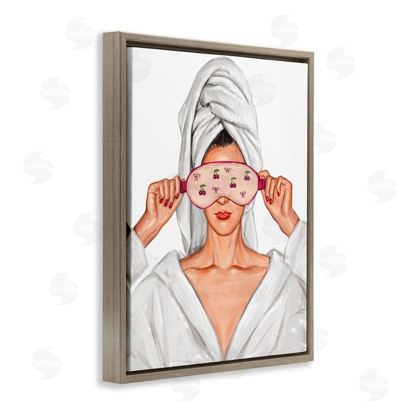 Stupell Industries Ziwei Li | Cherry Eye Mask Fashionista Wall Art