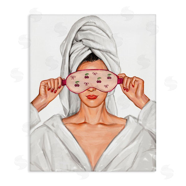 stupell industries Ziwei Li | Cherry Eye Mask Fashionista Wall Art