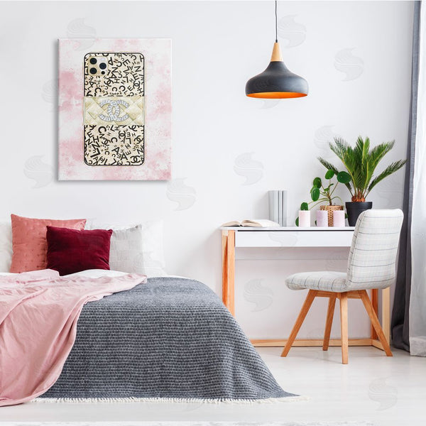 Stupell Industries Ziwei Li | Chic Fashion Cellphone Still Life Glam Design Culture Wall Art