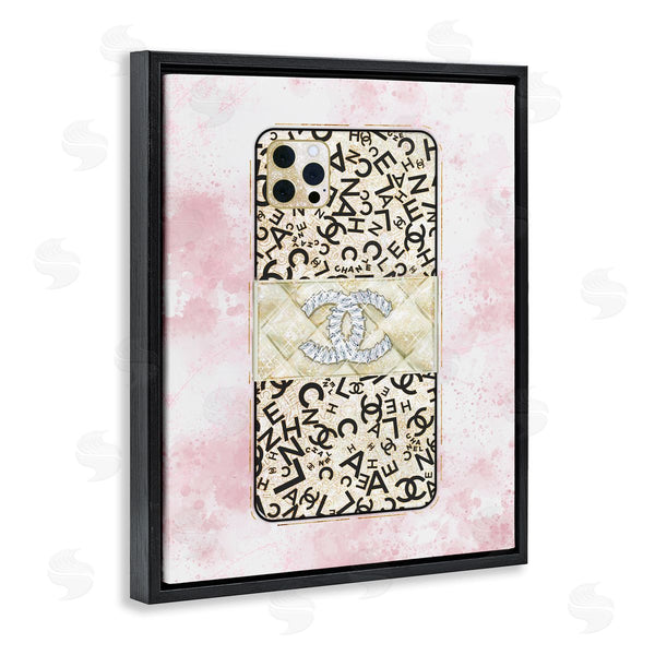 Stupell Industries Ziwei Li | Chic Fashion Cellphone Still Life Glam Design Culture Wall Art