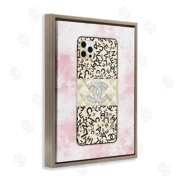 Stupell Industries Ziwei Li | Chic Fashion Cellphone Still Life Glam Design Culture Wall Art
