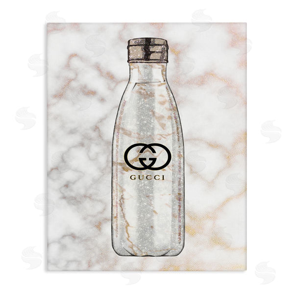 stupell industries Ziwei Li | Chic Sports Bottle Glam Fashion over Marble Wall Art