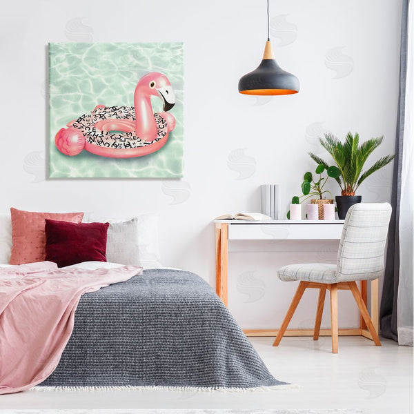 Stupell Industries Ziwei Li | Chic Summer Pool Float Glam Fashion Pattern Wall Art