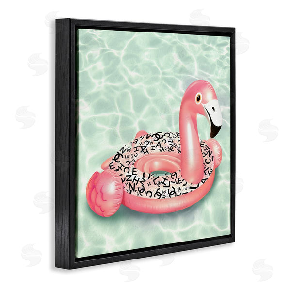 Stupell Industries Ziwei Li | Chic Summer Pool Float Glam Fashion Pattern Wall Art