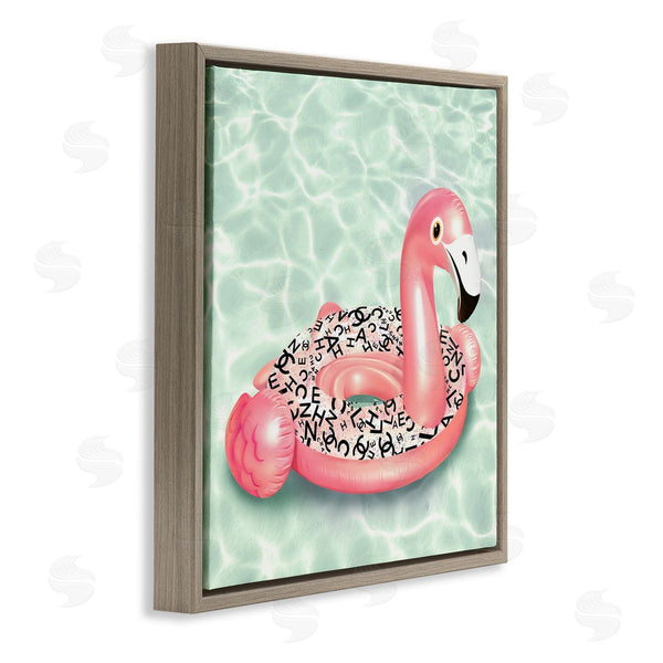 Stupell Industries Ziwei Li | Chic Summer Pool Float Glam Fashion Pattern Wall Art