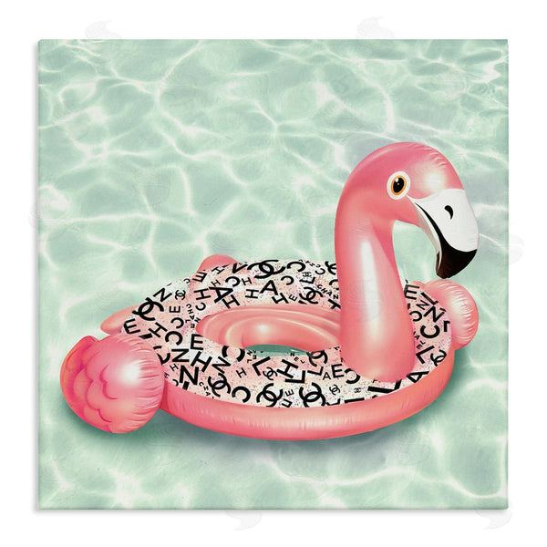 stupell industries Ziwei Li | Chic Summer Pool Float Glam Fashion Pattern Wall Art