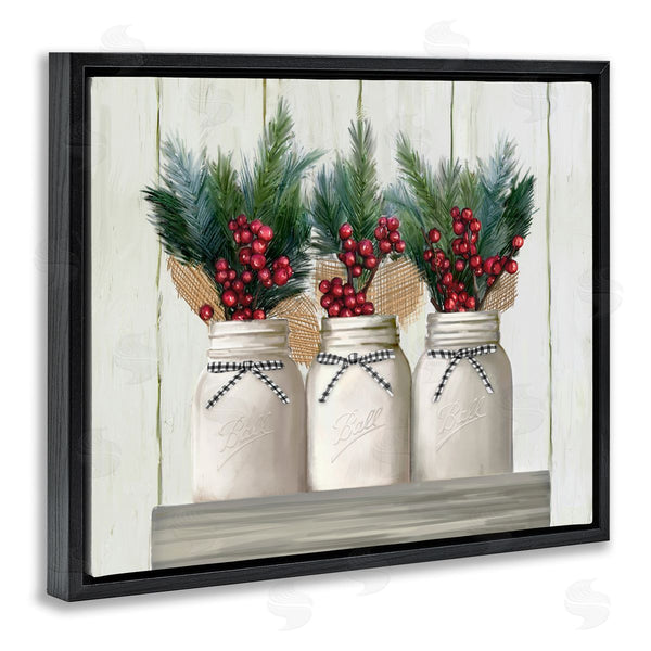 Stupell Industries Ziwei Li | Christmas Berry Bouquets
