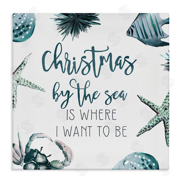 stupell industries Ziwei Li | Christmas By The Sea Nautical Wall Art