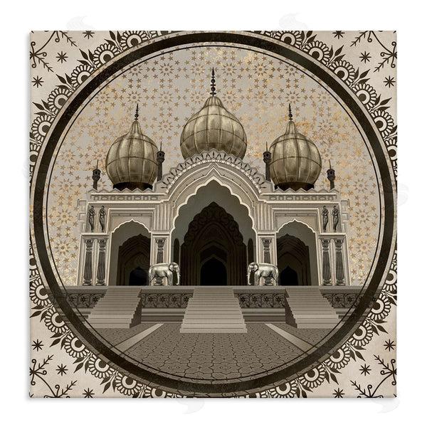 stupell industries Ziwei Li | Classic Islamic Architecture Geometric Arabesque Pattern Wall Art