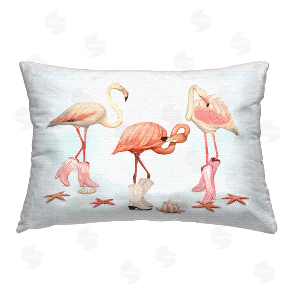 Stupell Industries Ziwei Li | Coastal Cowgirl Flamingos