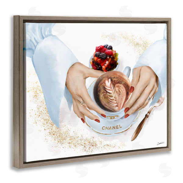 Stupell Industries Ziwei Li | Coffee Cup With Fashion Detail