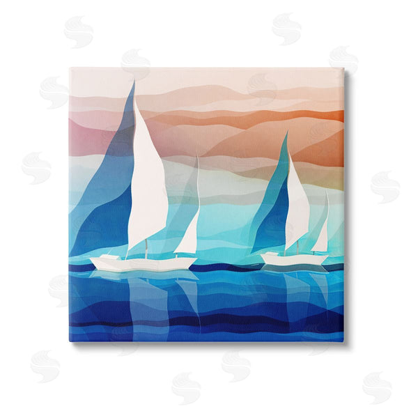 stupell industries Ziwei Li | Contemporary Boats Seascape