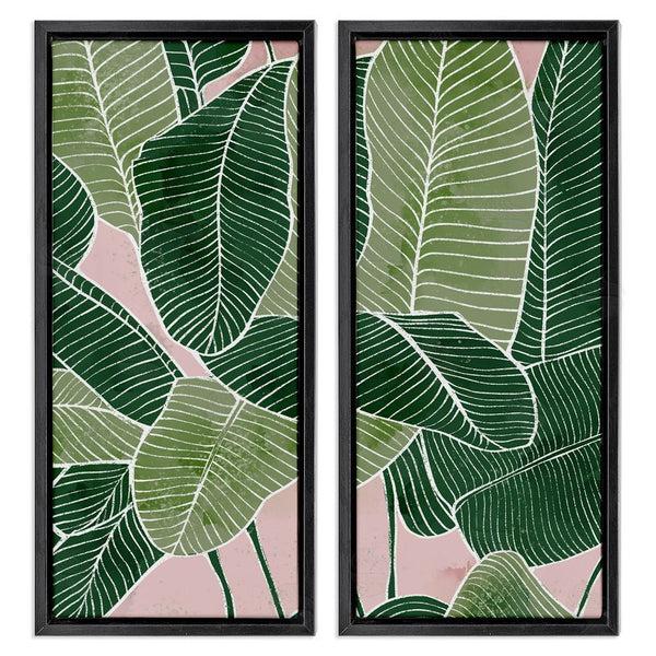 Stupell Industries Ziwei Li | Contemporary Jungle Vegetation Leaves Wall Art