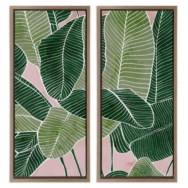 Stupell Industries Ziwei Li | Contemporary Jungle Vegetation Leaves Wall Art