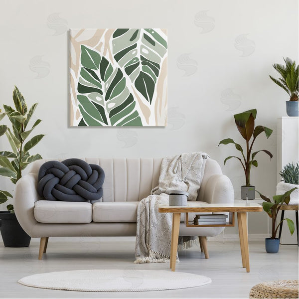 Stupell Industries Ziwei Li | Contemporary Summer Palm Leaves Wall Art