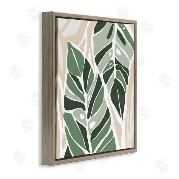 Stupell Industries Ziwei Li | Contemporary Summer Palm Leaves Wall Art