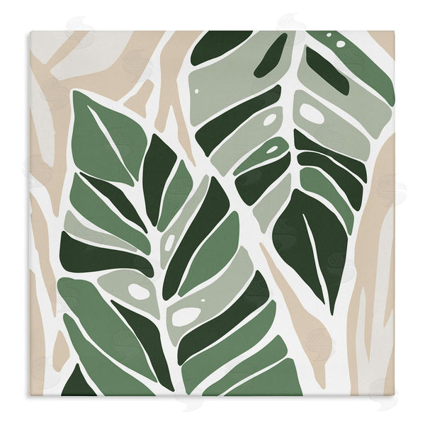 stupell industries Ziwei Li | Contemporary Summer Palm Leaves Wall Art