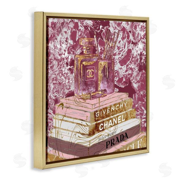 Stupell Industries Ziwei Li | Cosmetics On Books Pink