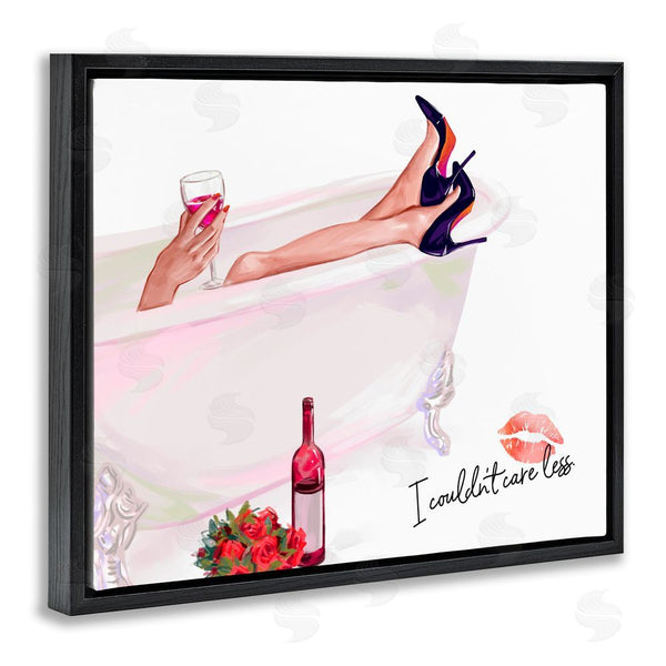 Stupell Industries Ziwei Li | Couldn't Care Less Tub Wall Art