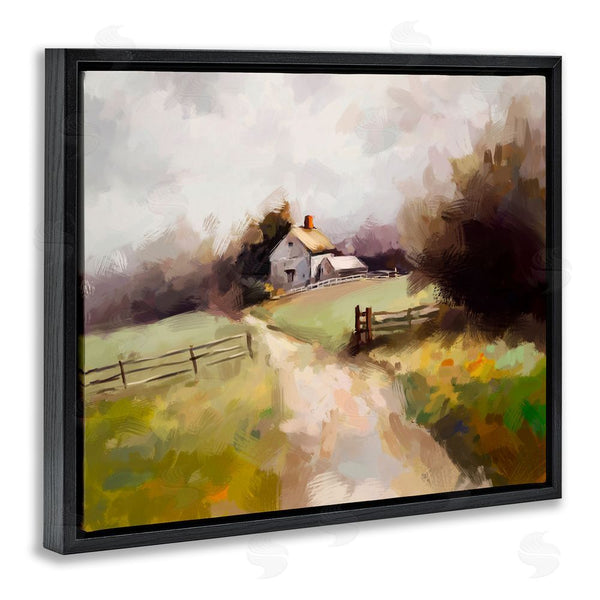 Stupell Industries Ziwei Li | Country Barn With Fence Wall Art