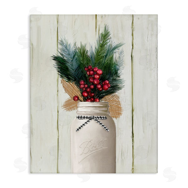 stupell industries Ziwei Li | Country Christmas Holiday Jar