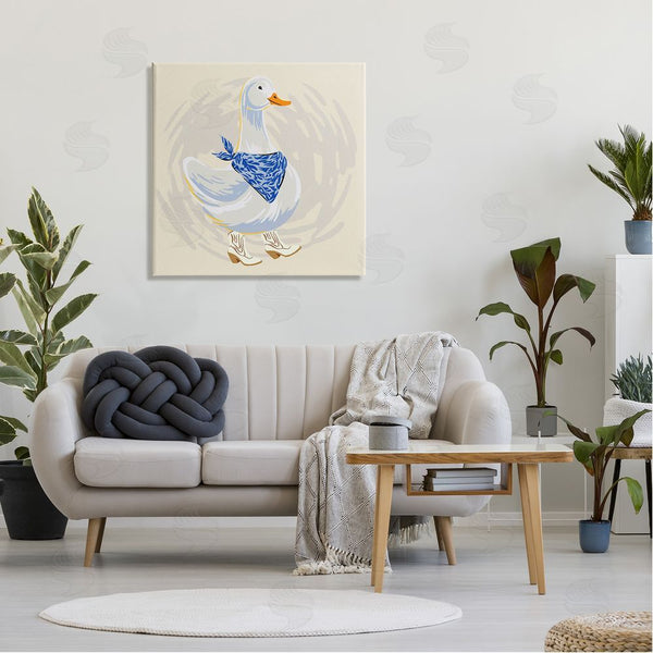 Stupell Industries Ziwei Li | Cowboy Duck With Bandana Wall Art