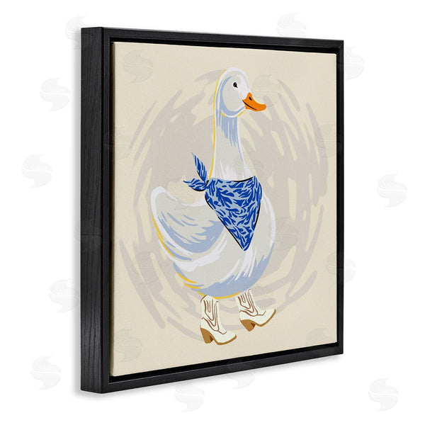 Stupell Industries Ziwei Li | Cowboy Duck With Bandana Wall Art