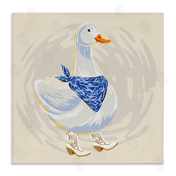 stupell industries Ziwei Li | Cowboy Duck with Bandana Wall Art