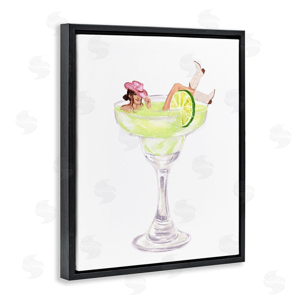 Stupell Industries Ziwei Li | Cowgirl Lounging In Cocktail