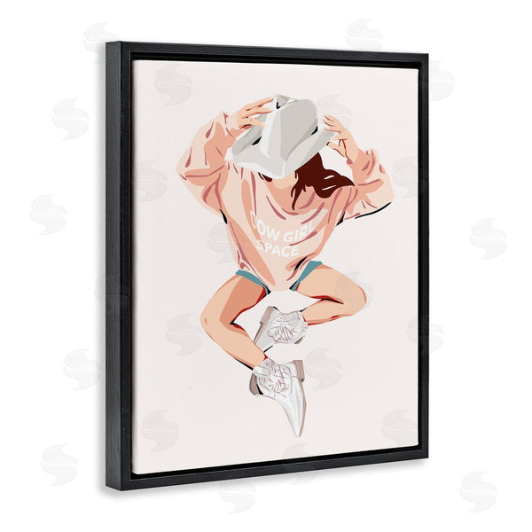 Stupell Industries Ziwei Li | Cowgirl Space Girl Wall Art