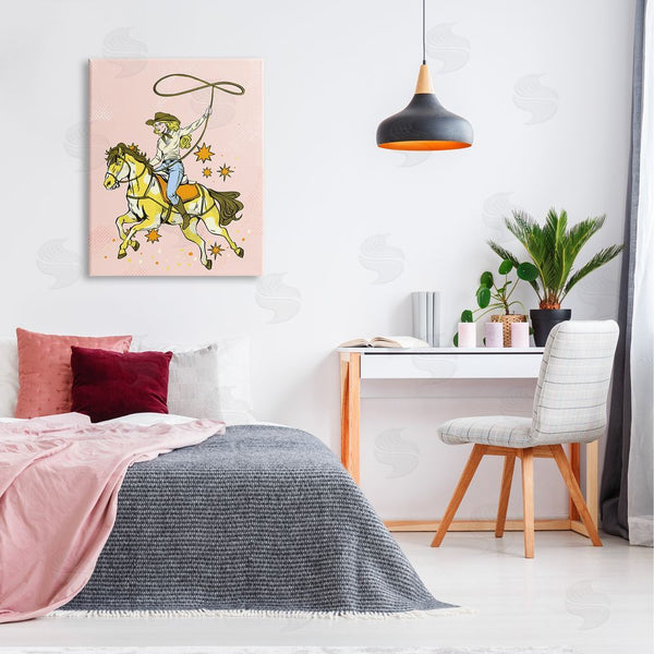 Stupell Industries Ziwei Li | Cowgirl With Lasso Wall Art