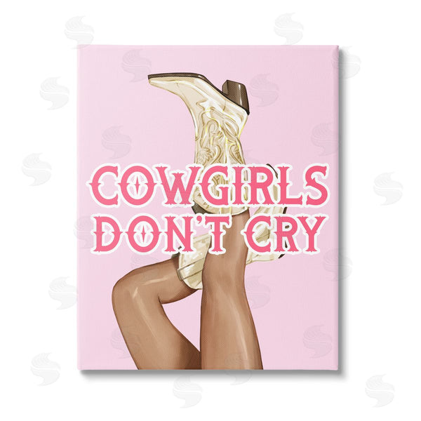 stupell industries Ziwei Li | Cowgirls Don't Cry Phrase Wall Art
