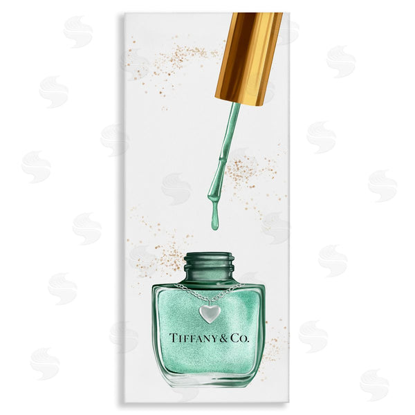 stupell industries Ziwei Li | Cyan Makeup Nail Polish Brush