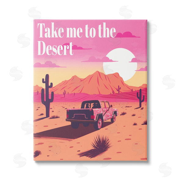 stupell industries Ziwei Li | Desert Scenery & Phrase Wall Art