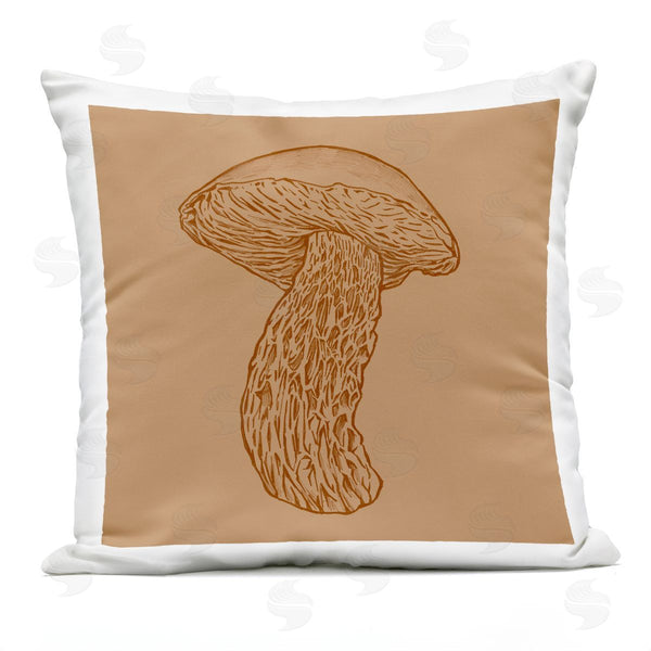 Stupell Industries Ziwei Li | Detailed Mushroom Botanical Forest Fungi Vegetation Printed Throw Pillow