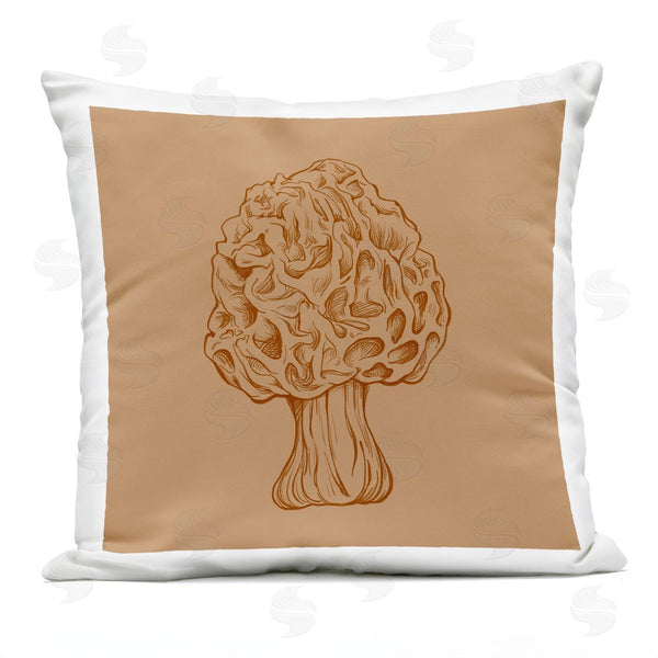 Stupell Industries Ziwei Li | Detailed Mushroom Botanical Forest Vegetation Printed Throw Pillow