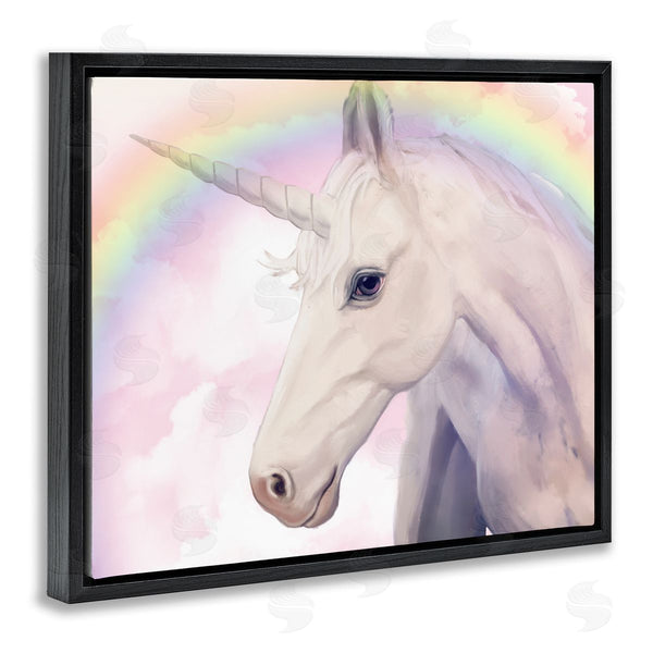 Stupell Industries Ziwei Li | Detailed Unicorn Rainbow Clouds