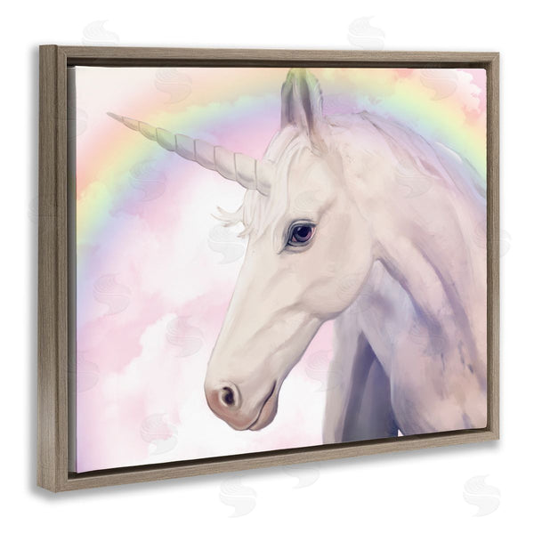 Stupell Industries Ziwei Li | Detailed Unicorn Rainbow Clouds