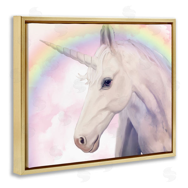 Stupell Industries Ziwei Li | Detailed Unicorn Rainbow Clouds