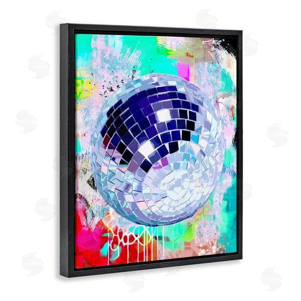 Stupell Industries Ziwei Li | Disco Ball On Graffiti Wall Art