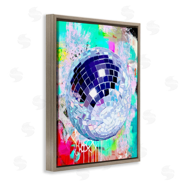 Stupell Industries Ziwei Li | Disco Ball On Graffiti Wall Art