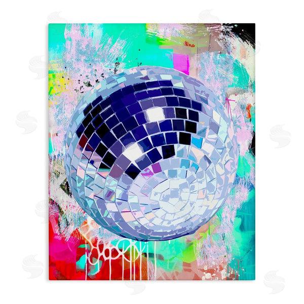 stupell industries Ziwei Li | Disco Ball on Graffiti Wall Art